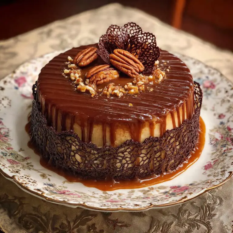 Caramel & Pecan Chocolate Cake