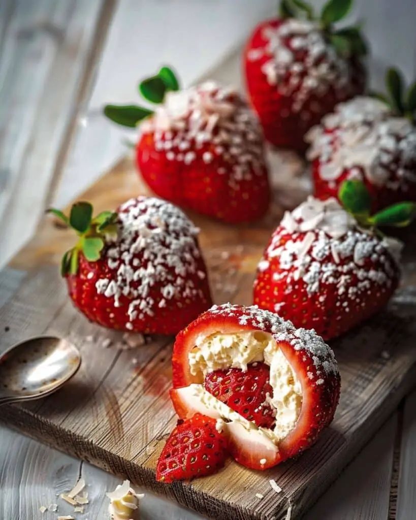 Cheesecake-Stuffed Strawberries