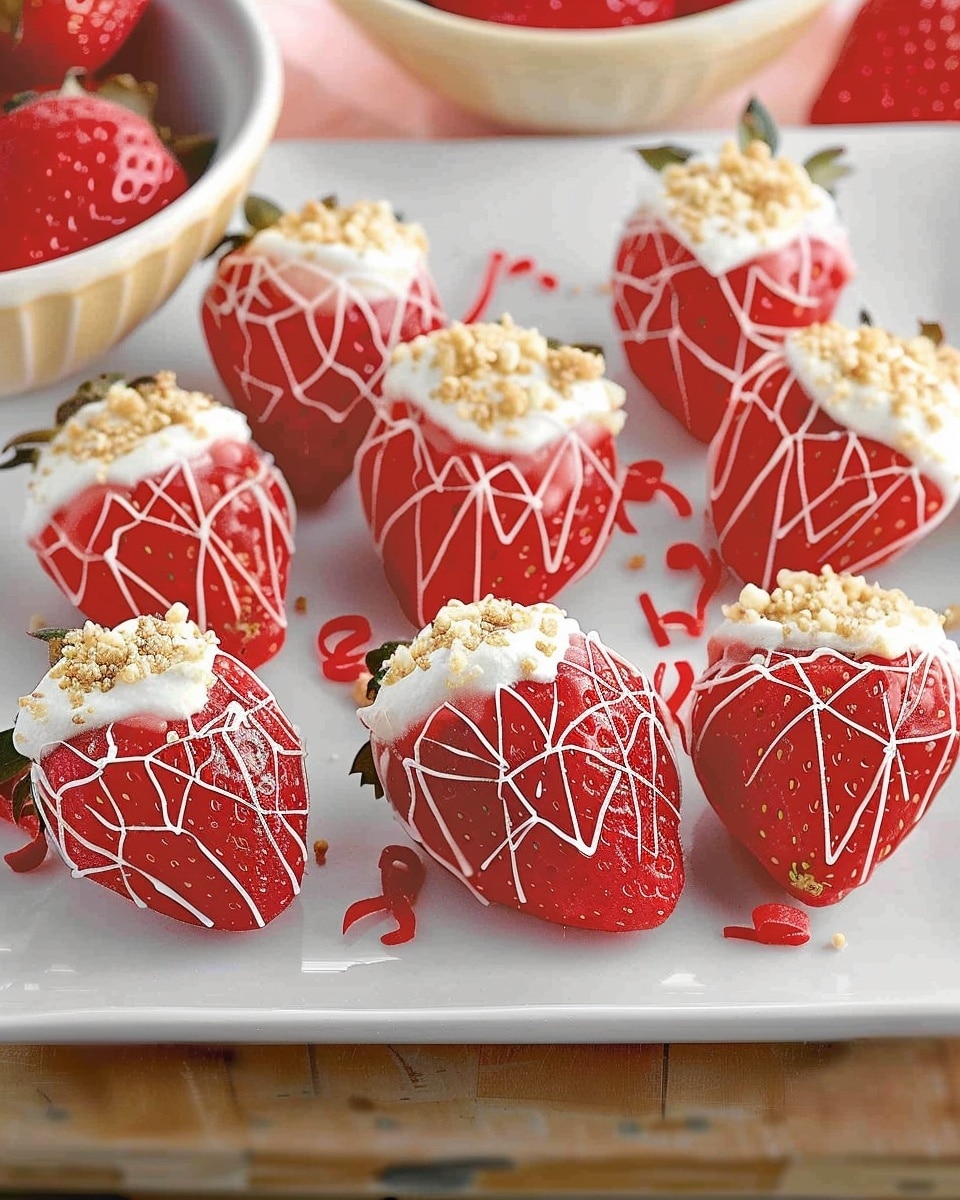 Cheesecake-Stuffed Strawberries