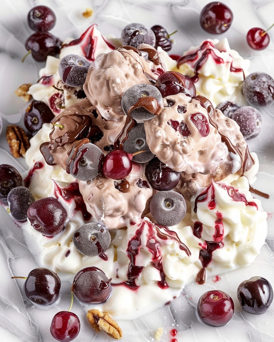 Chocolate Cherry Yogurt Clusters