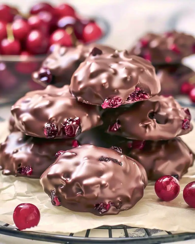 Chocolate Cherry Yogurt Clusters