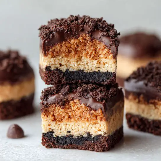 Chocolate Chip Cookie Dough Brownie Bombs