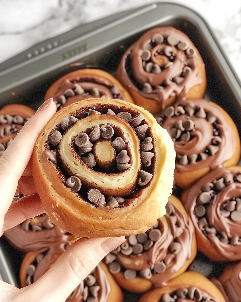 Chocolate Cinnamon Rolls with Chocolate Cream Cheese Icing