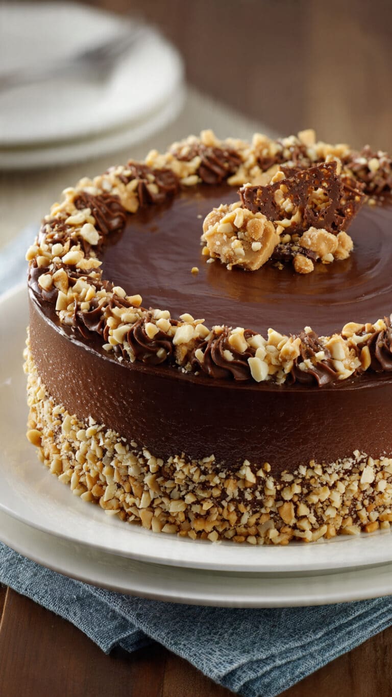 Chocolate Peanut Butter Mousse Cake (Quick Recipe)
