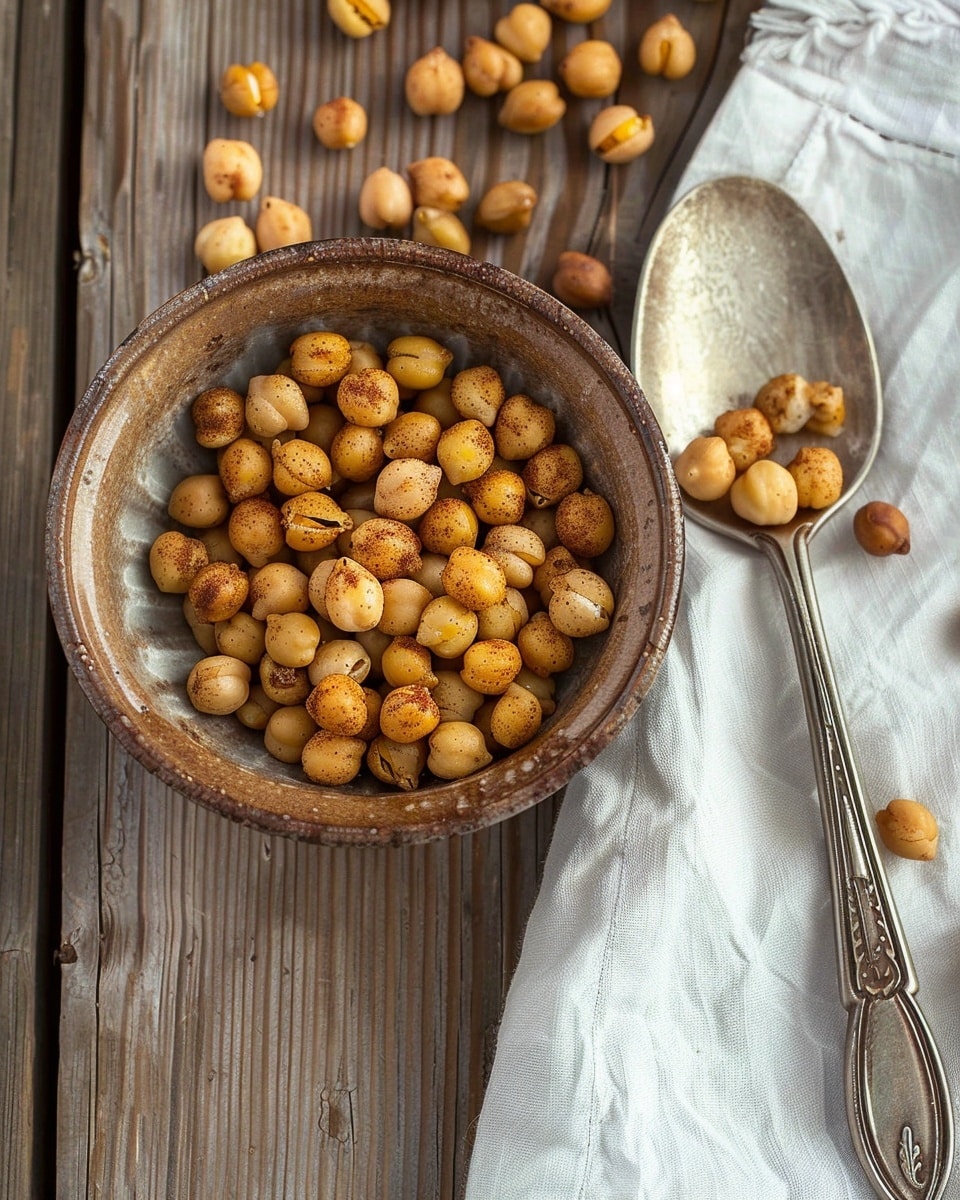 Cinnamon Roasted Chickpeas