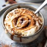Cinnamon Roll Pancake Bowl