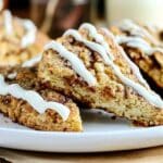 Cinnamon Roll Protein Scones
