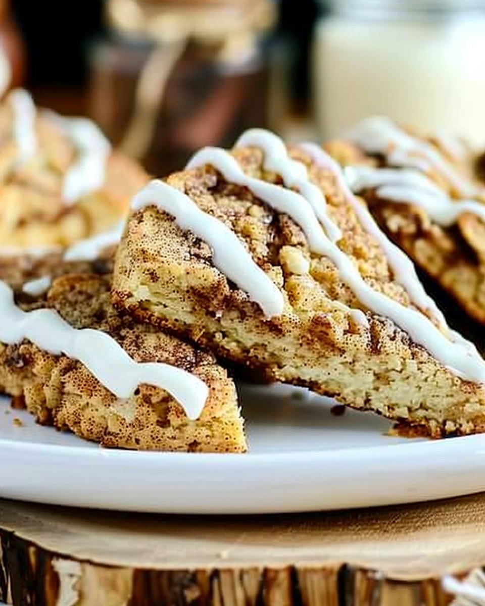 Cinnamon Roll Protein Scones