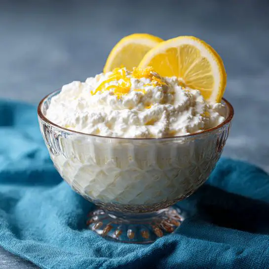 Cottage Cheese Lemon Mousse