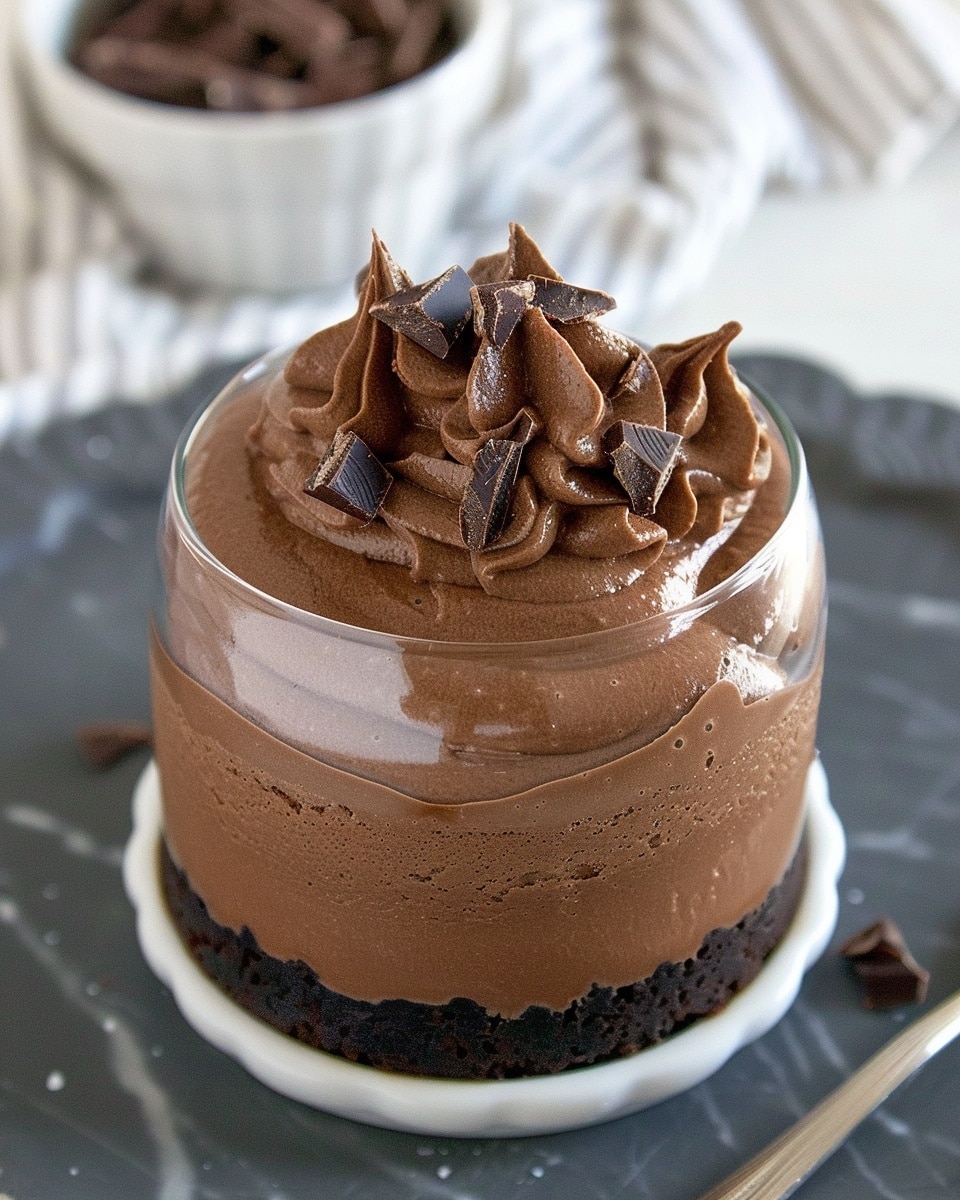 Creamy Cottage Cheese Chocolate Mousse