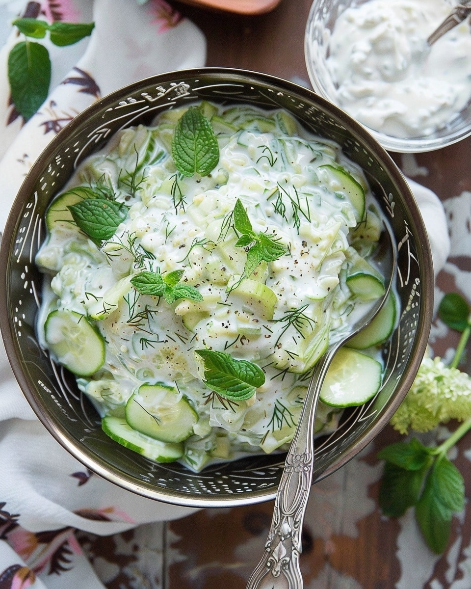 Creamy Cucumber Yogurt Salad