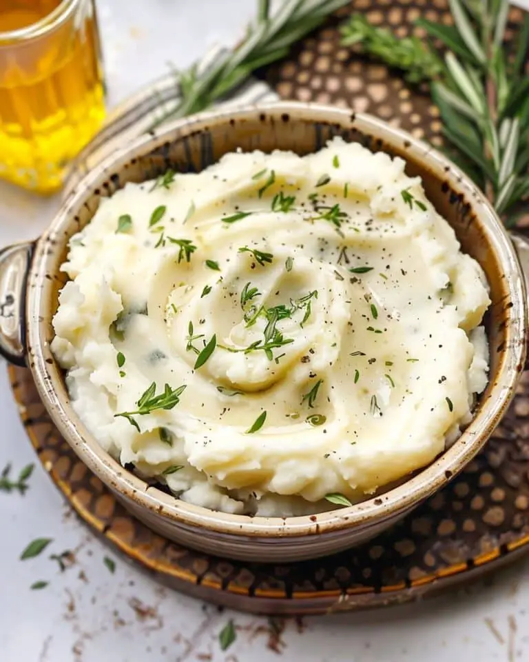 Creamy Herb Infused Mashed Potatoes
