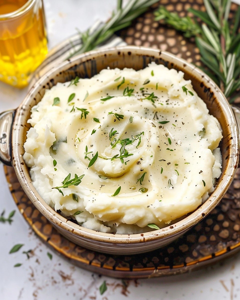 Creamy Herb Infused Mashed Potatoes
