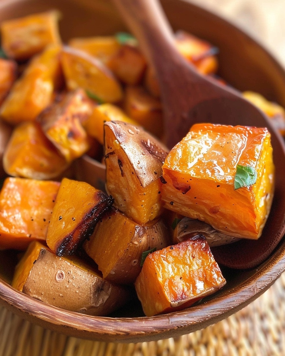 Crispy Air Fryer Sweet Potato Cubes