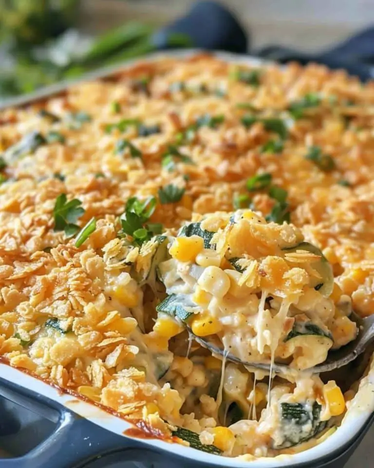 Crispy Zucchini and Corn Casserole