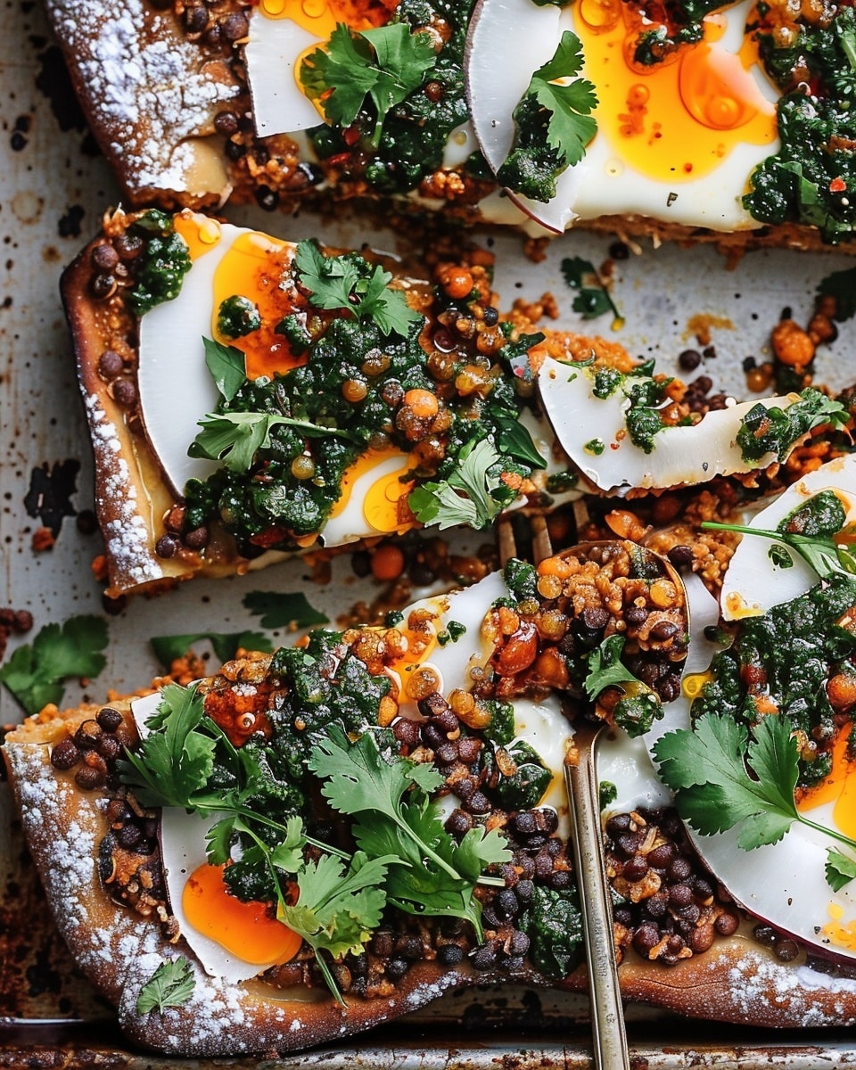 Creamy Coconut and Black Dal Traybake