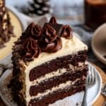 Double Chocolate Cake with Cream Cheese Frosting