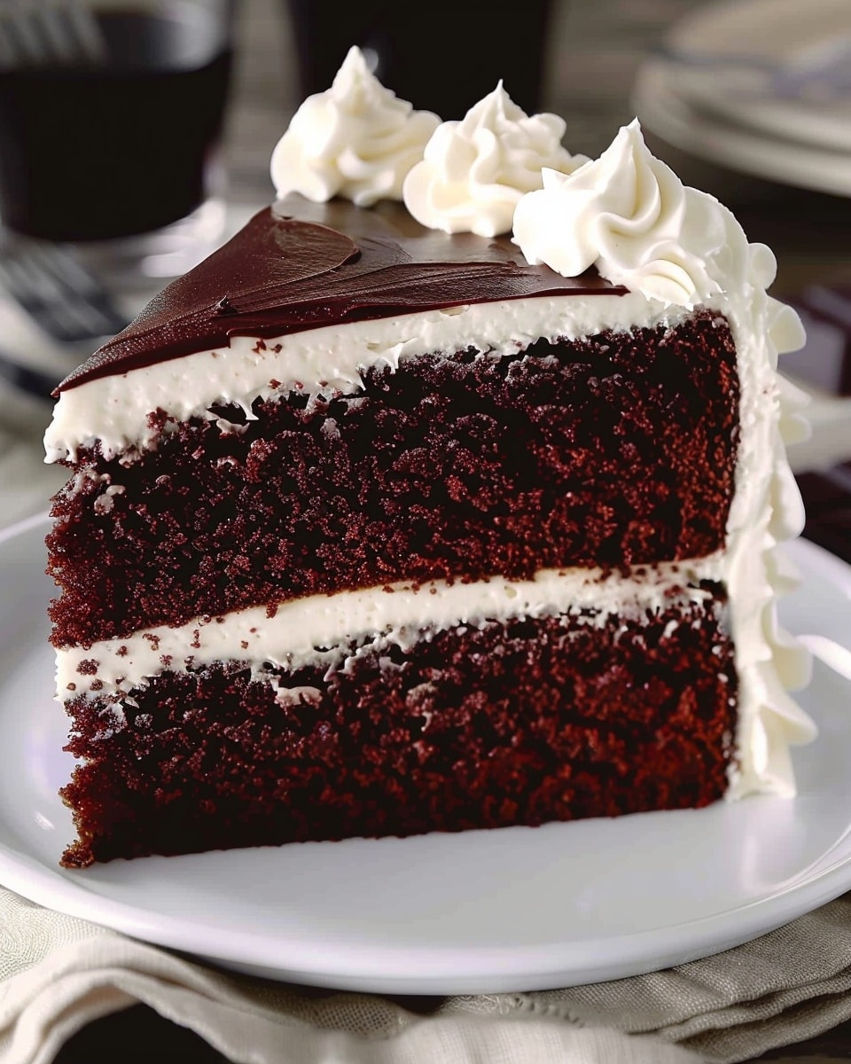 Double Chocolate Cake with Cream Cheese Frosting