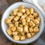 Easiest Crispy Air Fryer Tofu