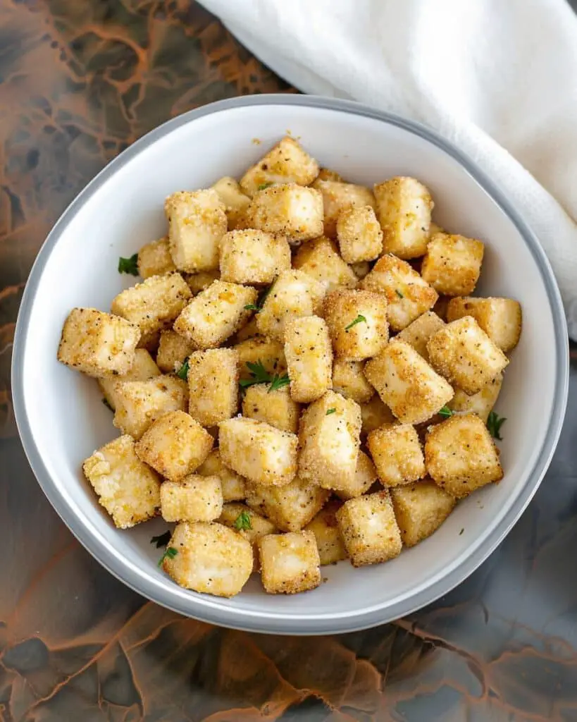 Easiest Crispy Air Fryer Tofu