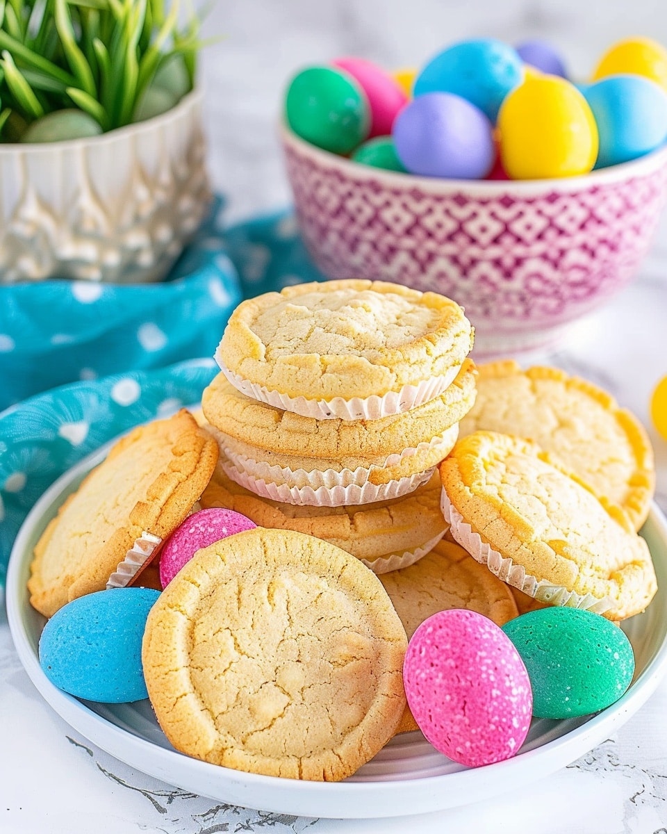 Easter Sugar Cookies (Sandwich Cookies Recipe)