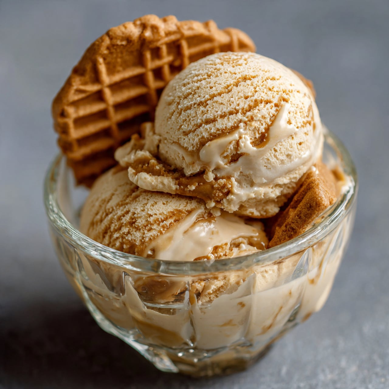 Easy 4-Ingredient Lotus Biscoff Ice Cream