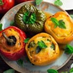 Air Fryer Stuffed Peppers