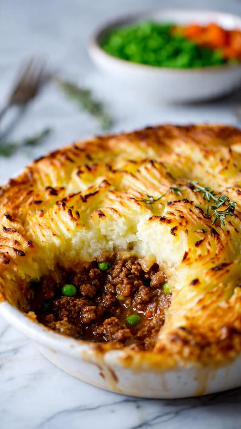 Easy Classic Cottage Pie Recipe with Ground Beef