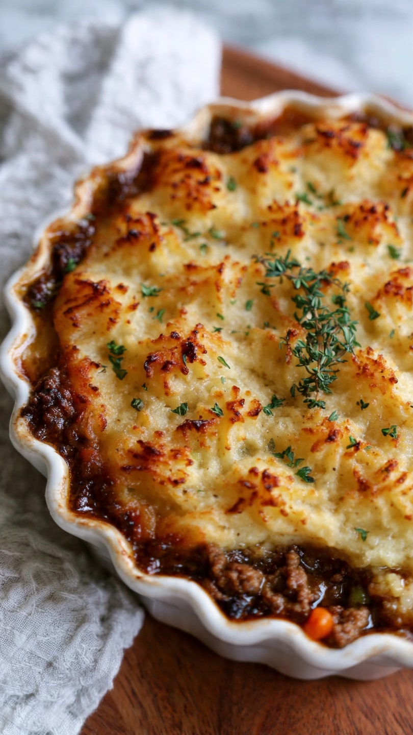 Easy Classic Cottage Pie Recipe with Ground Beef