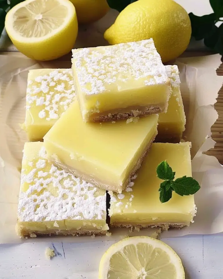 Easy Creamy Lemon Bars