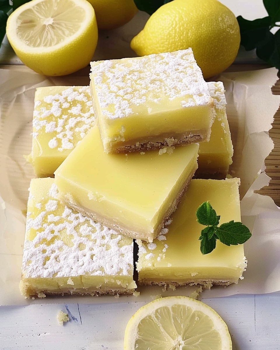 Easy Creamy Lemon Bars