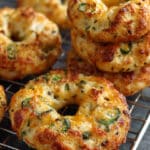 Easy Jalapeño Cheddar Protein Bagels (High Protein & Air Fryer Friendly)