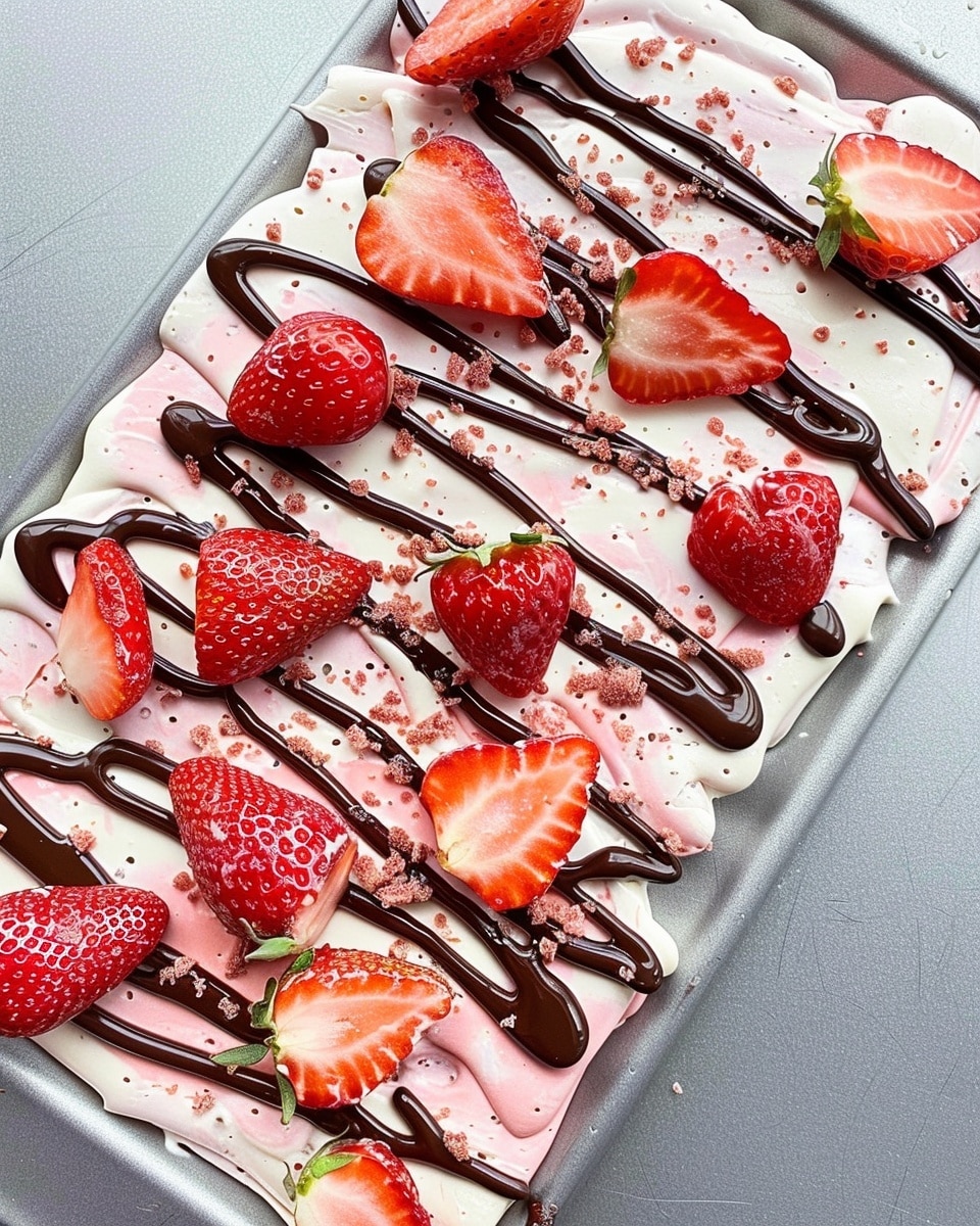 Easy Strawberry Yogurt Bark (High Protein and Gluten-Free)