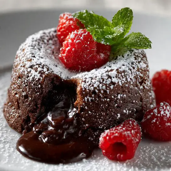 French Chocolate Lava Cake (Moelleux au Chocolat)