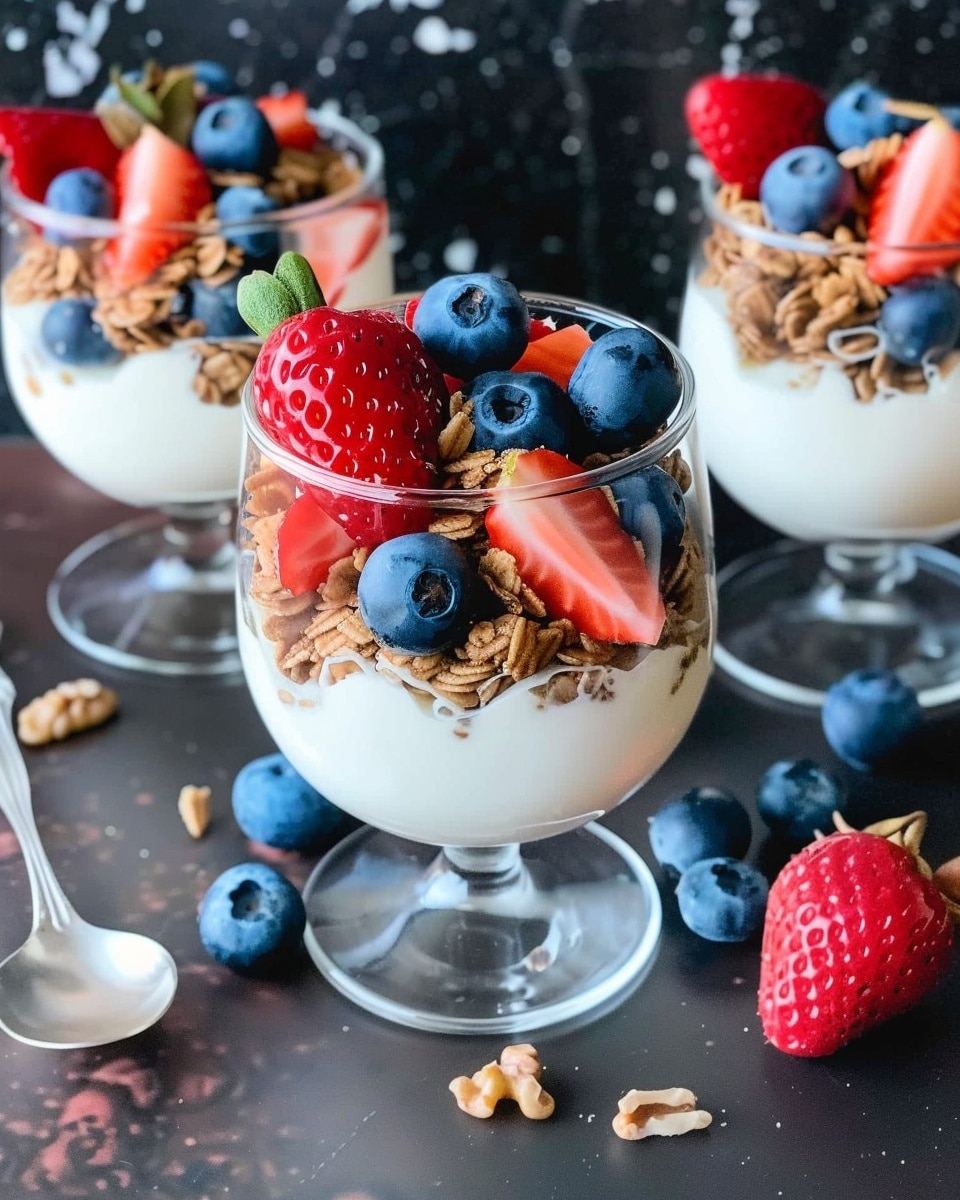 Fruit and Nut Yogurt Parfait