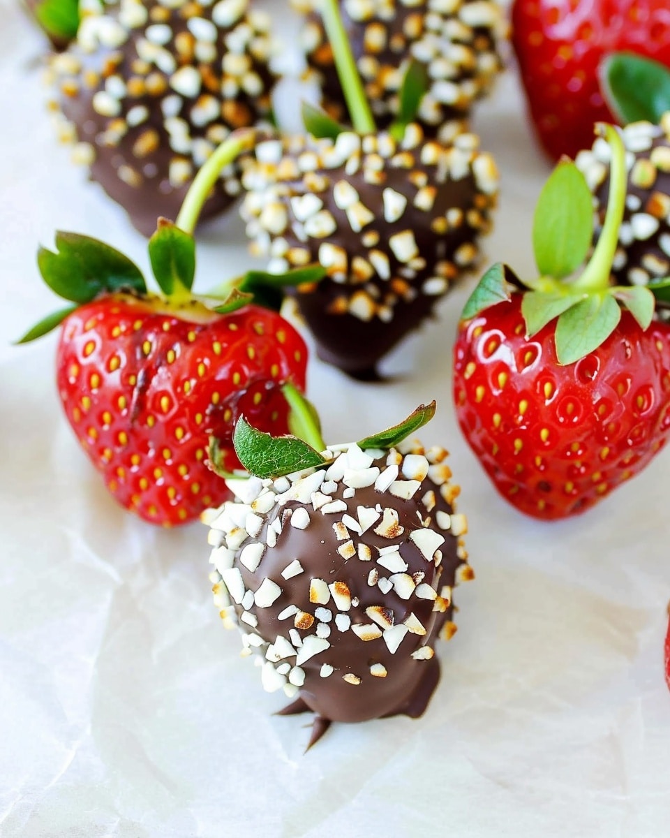 Healthy Chocolate Dipped Strawberries (Clean Eating Approved)