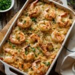 Garlic Parmesan Shrimp Bake