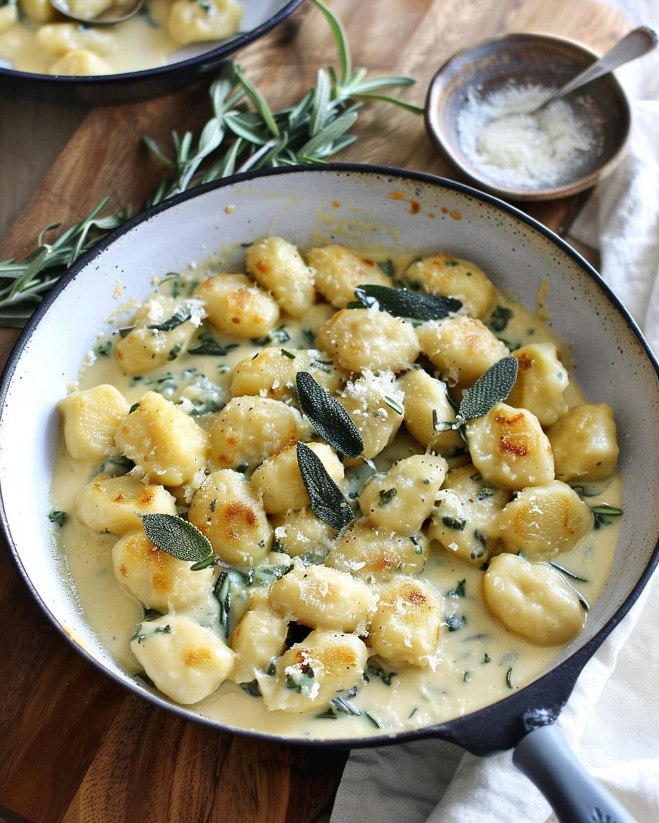 Gnocchi with Sage Cream Sauce