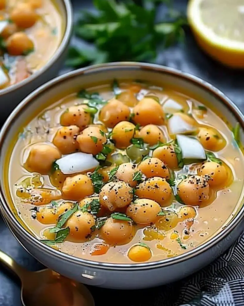 Greek Chickpea Soup (Revithia Soupa)