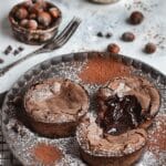 Hazelnut and Chocolate Molten Lava Cake