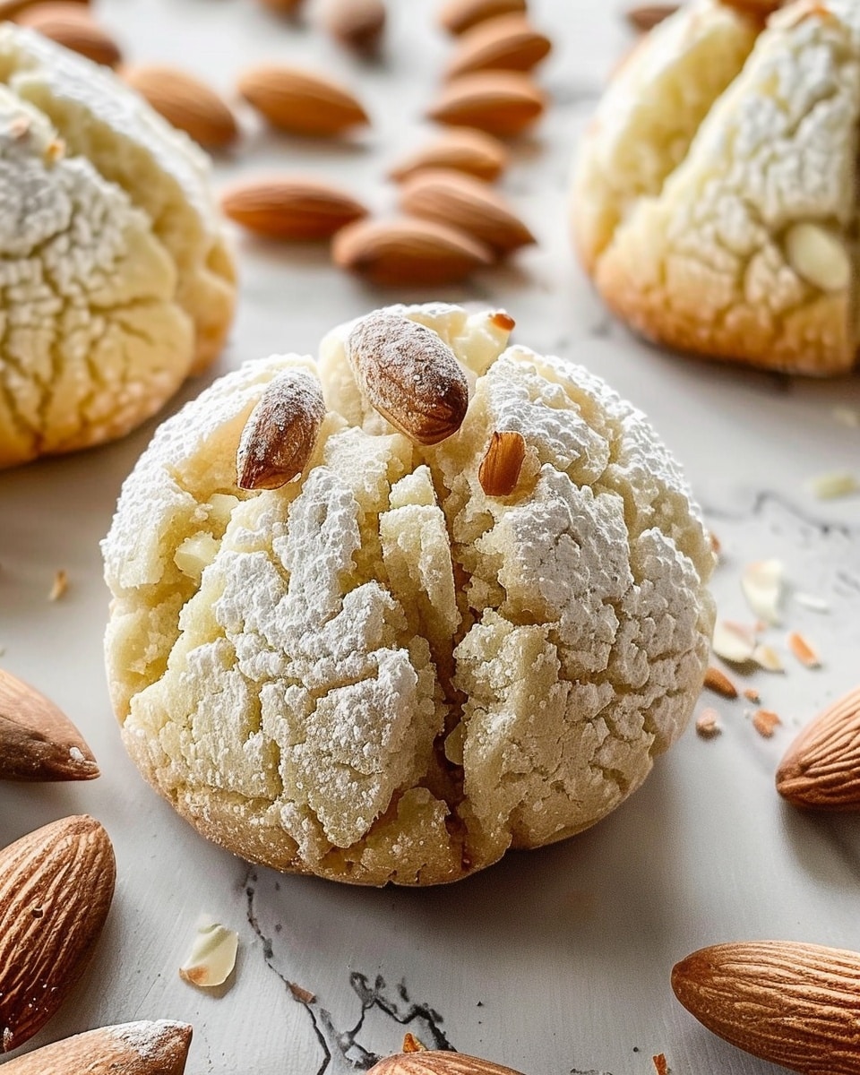 Heavenly Greek Almond Cookies (Amigdalota)