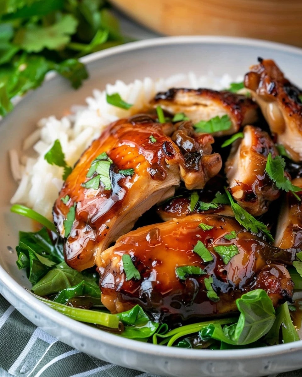 Honey Garlic Chicken Thighs
