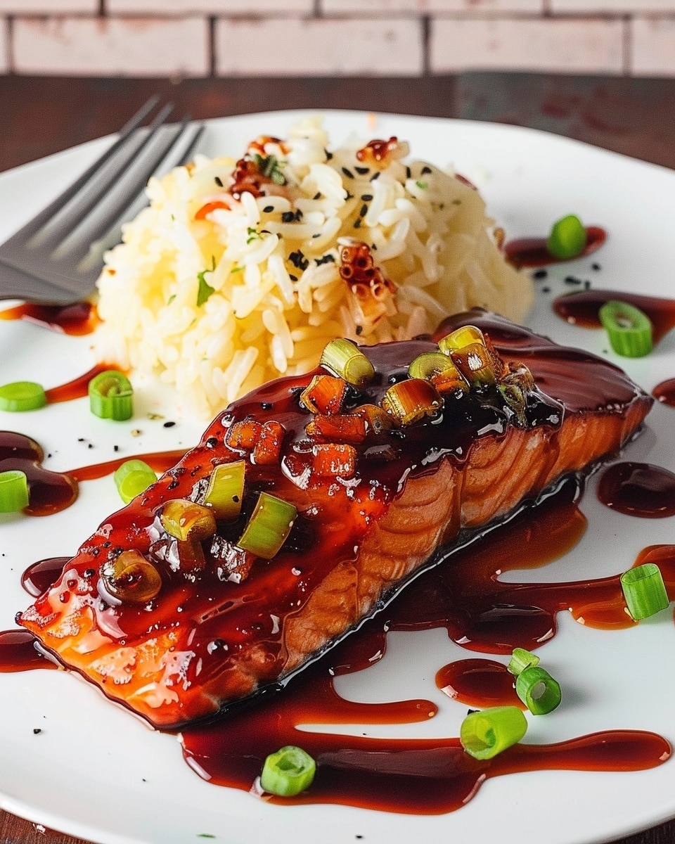 Honey Garlic Glazed Salmon (Easy!)