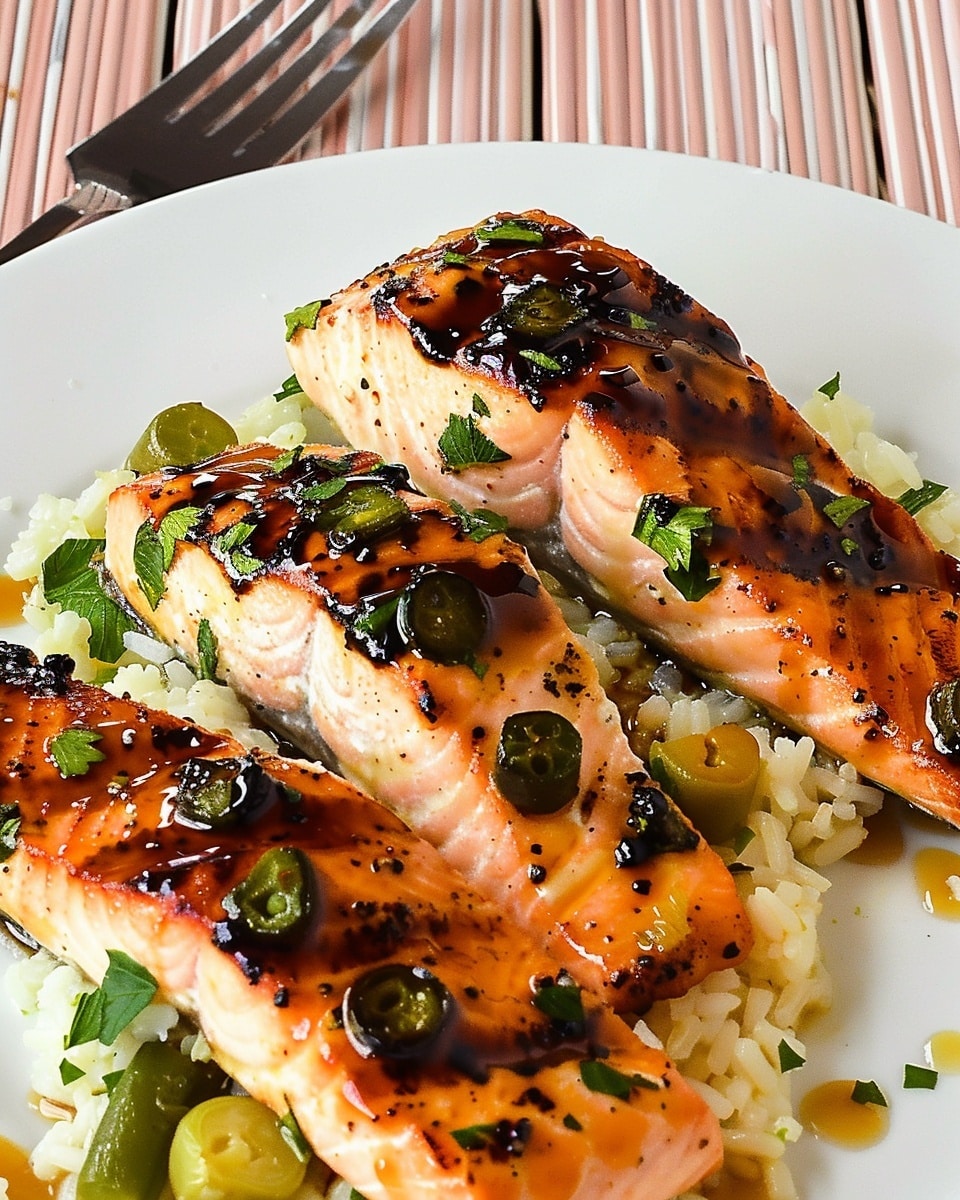Honey Garlic Glazed Salmon (Easy!)