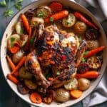 Honey and Spice Roasted Chicken and Carrots