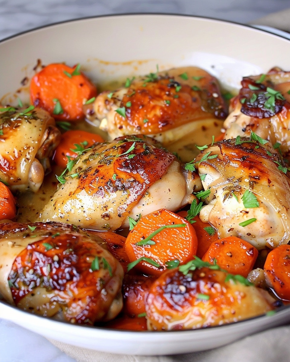 Honey and Spice Roasted Chicken and Carrots