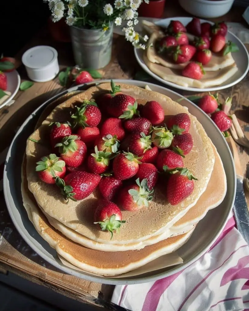Hungarian Fluffy Yeast Pancakes (Kelt Palacsinta)