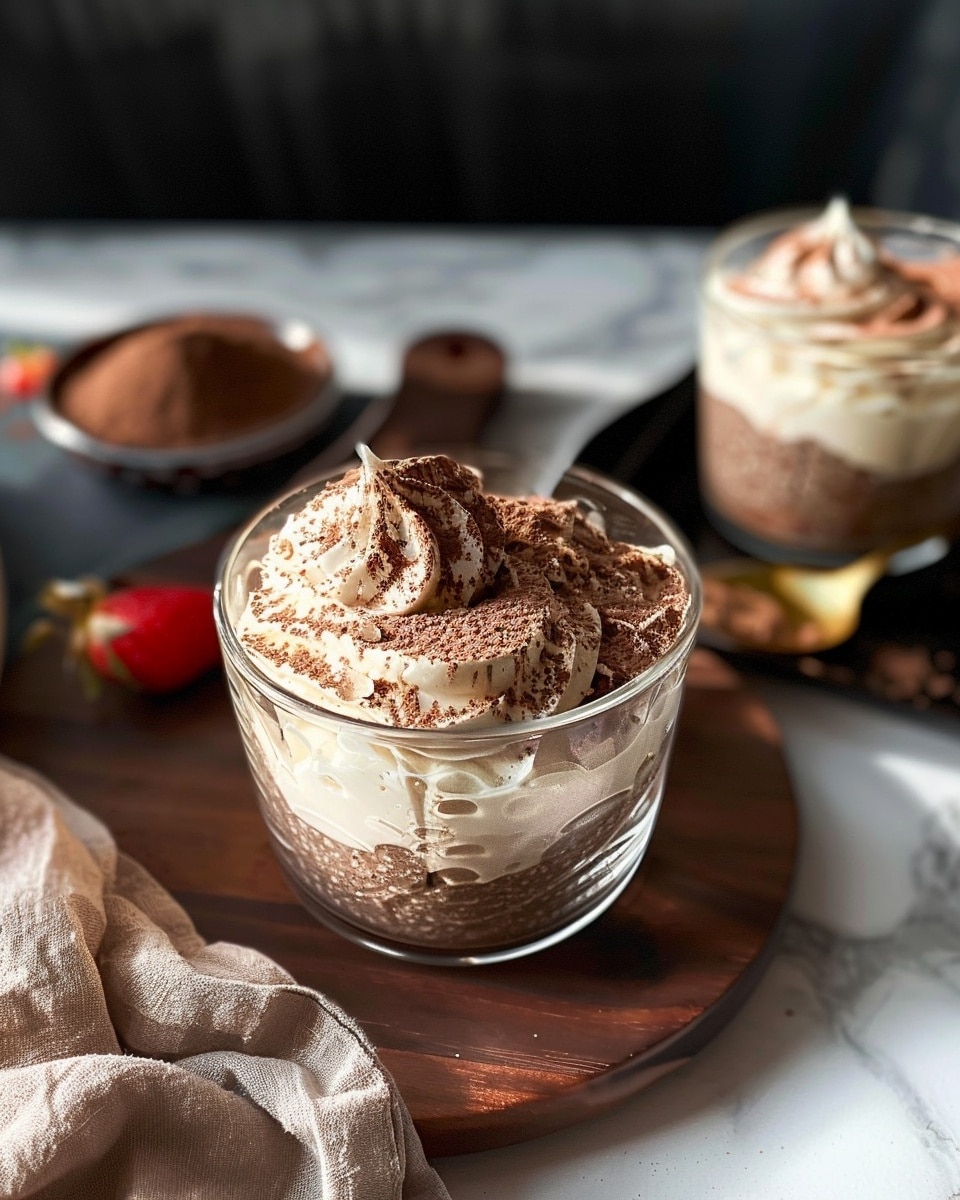 Instant Tiramisu Chia Pudding (High Protein & Gluten-Free)