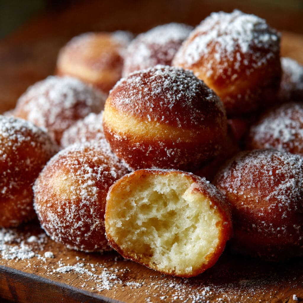 Italian Bomboloni (Custard Doughnuts)