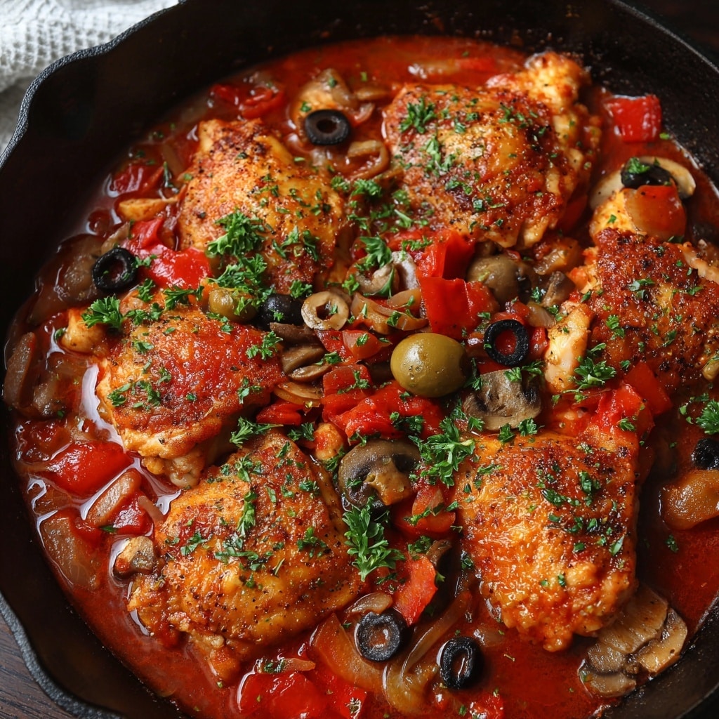 Italian Chicken Cacciatore Recipe